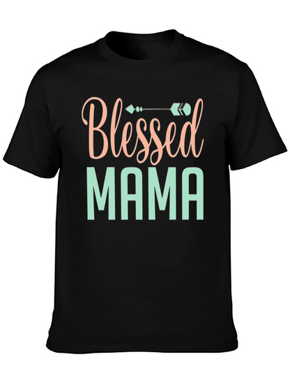 Camiseta Negra Blessed Mama