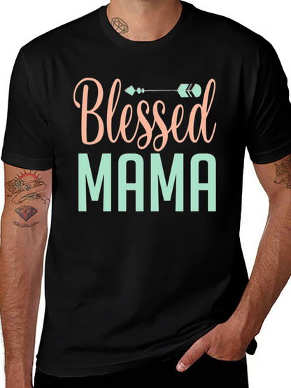 Camiseta Negra Blessed Mama