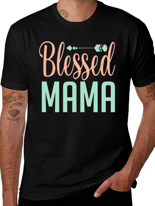 Camiseta Negra Blessed Mama