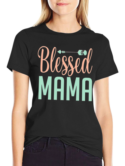 Camiseta Negra Blessed Mama