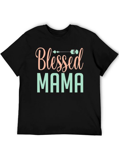 Camiseta Negra Blessed Mama
