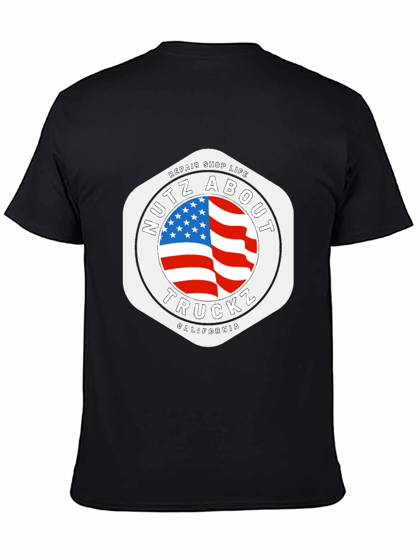 Camiseta Negra Nutz About Truckz