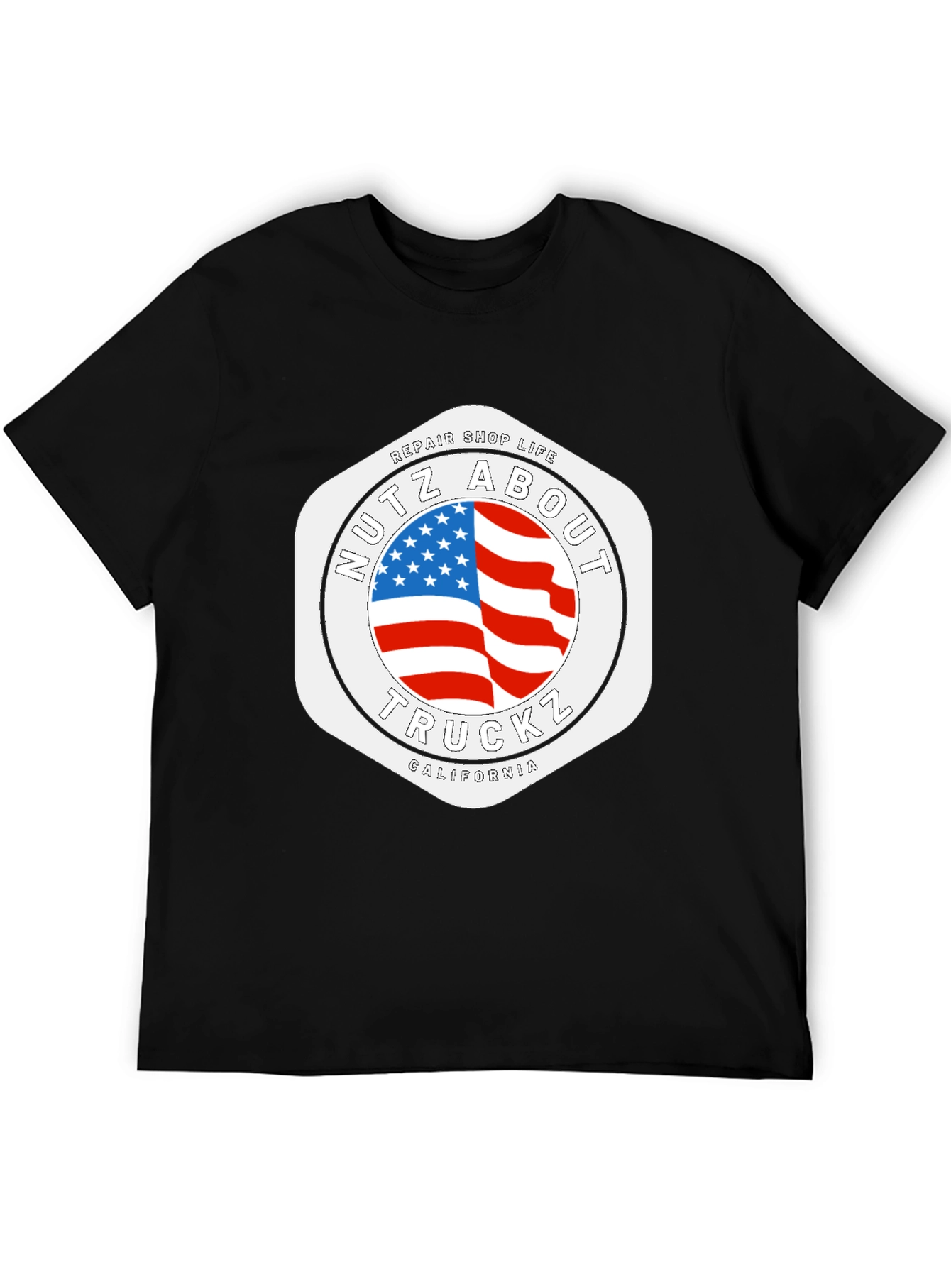 Camiseta Negra Nutz About Truckz