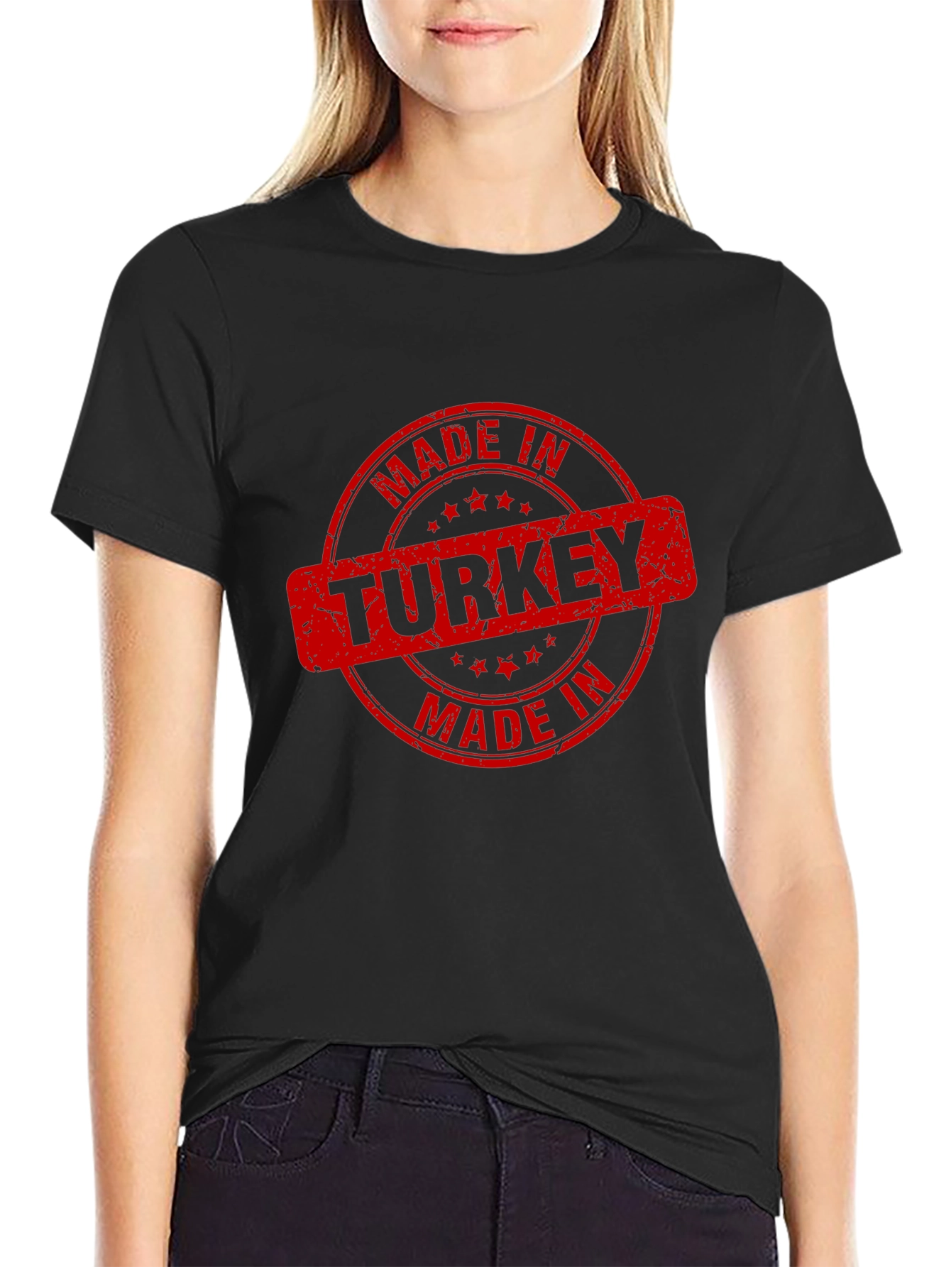 Camiseta Negra Made in Turkey