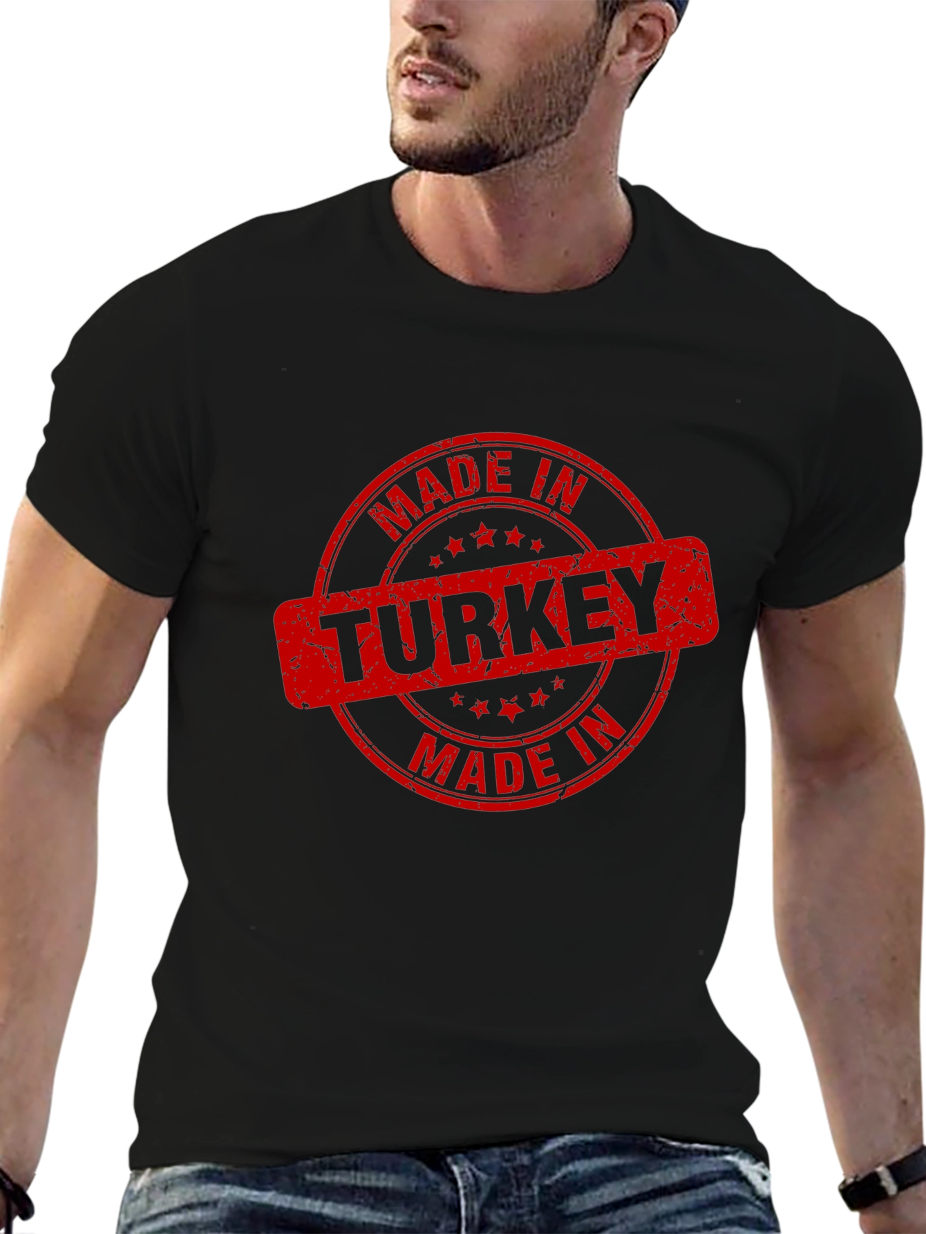 Camiseta Negra Made in Turkey