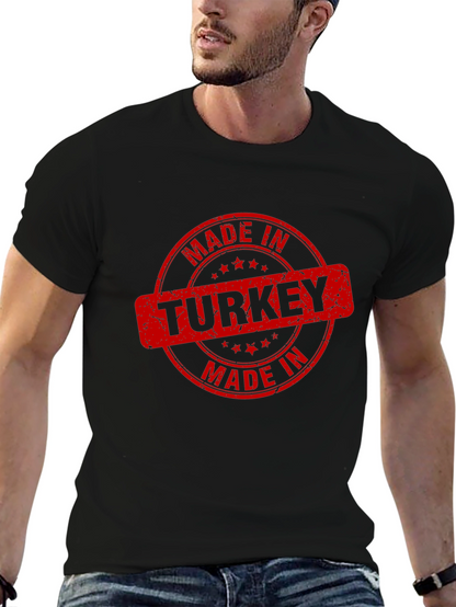 Camiseta Negra Made in Turkey