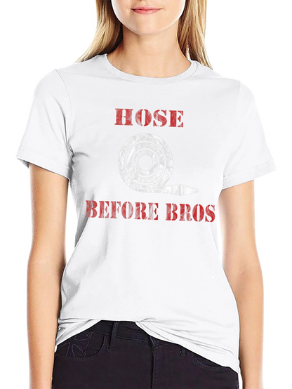Camiseta Hombre Bombero: Hose Before Bros