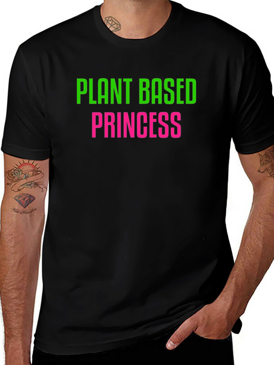 Camiseta Plant Based Princess Negra
