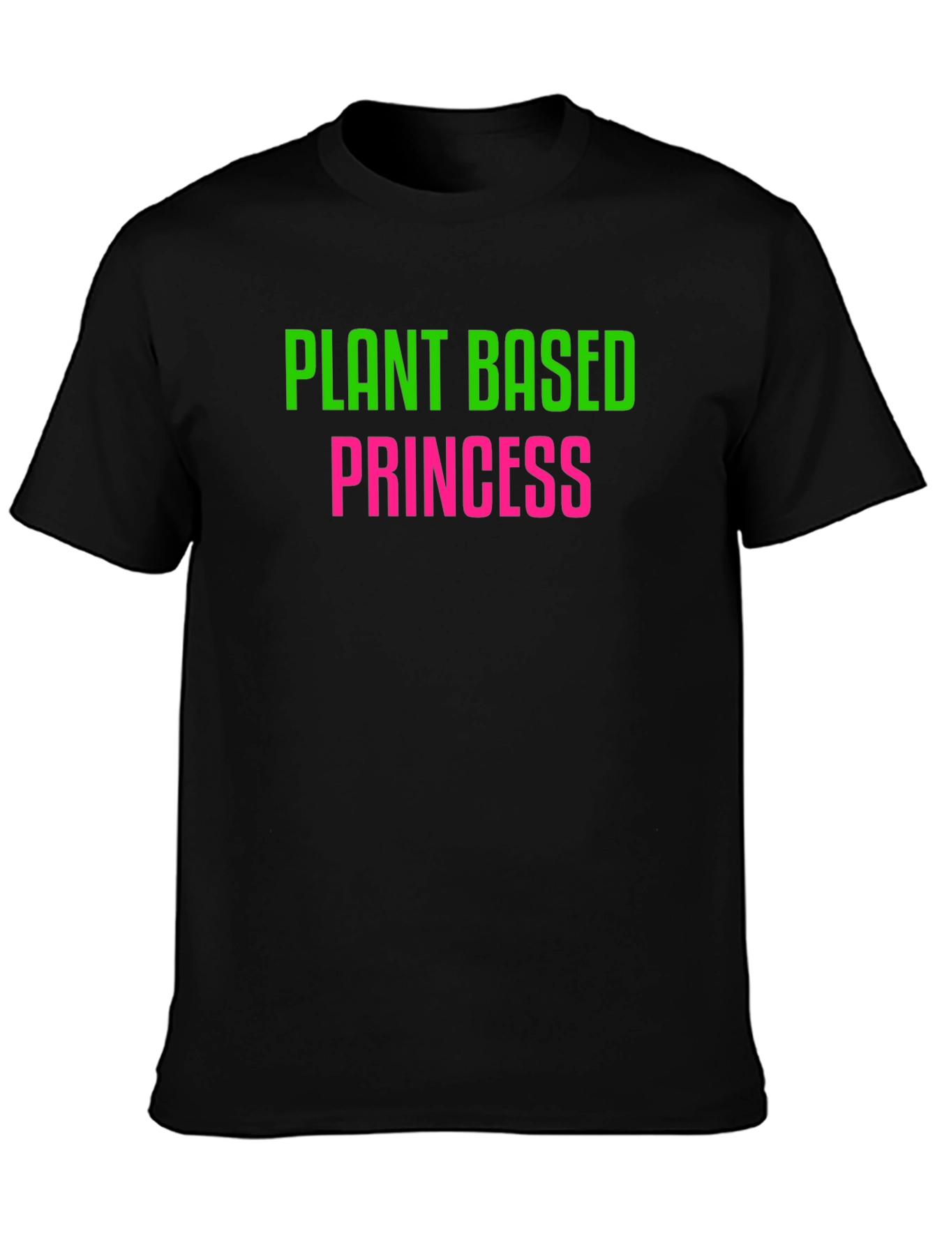 Camiseta Plant Based Princess Negra