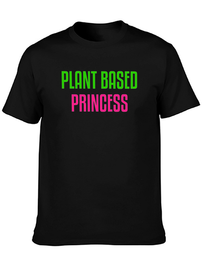 Camiseta Plant Based Princess Negra