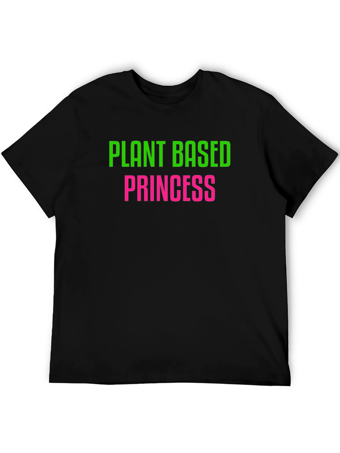 Camiseta Plant Based Princess Negra