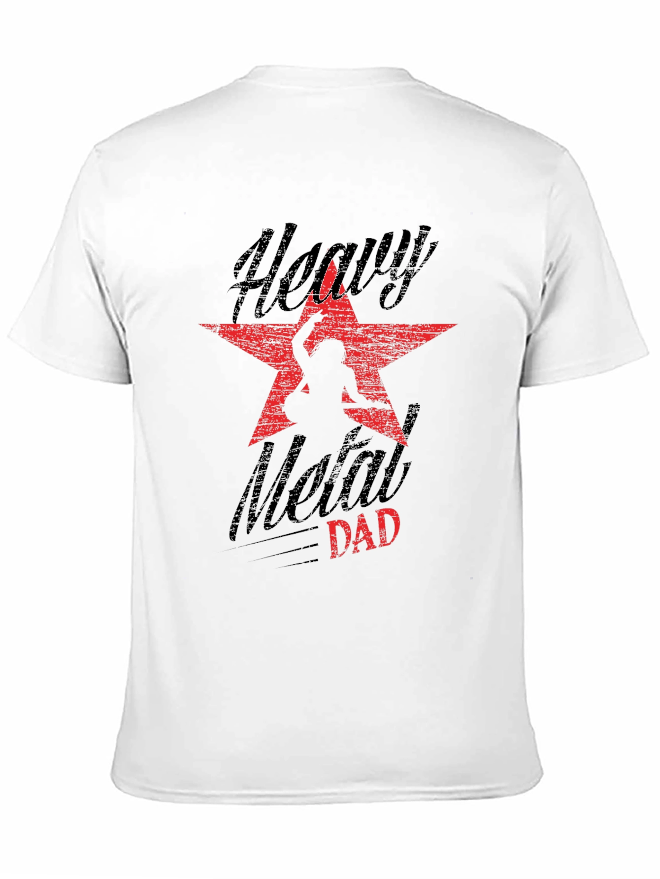 Camiseta Negra Heavy Metal Dad