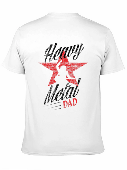 Camiseta Negra Heavy Metal Dad