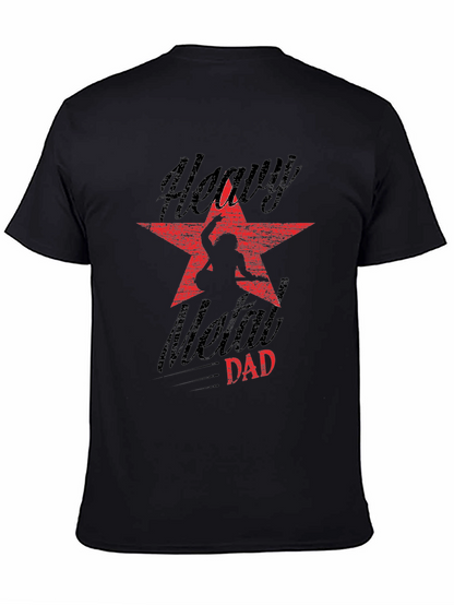 Camiseta Negra Heavy Metal Dad