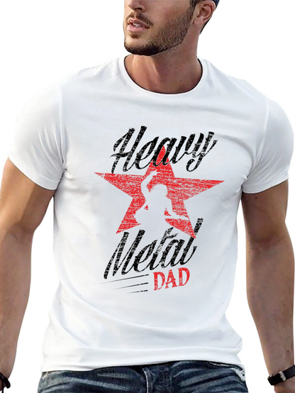 Camiseta Negra Heavy Metal Dad