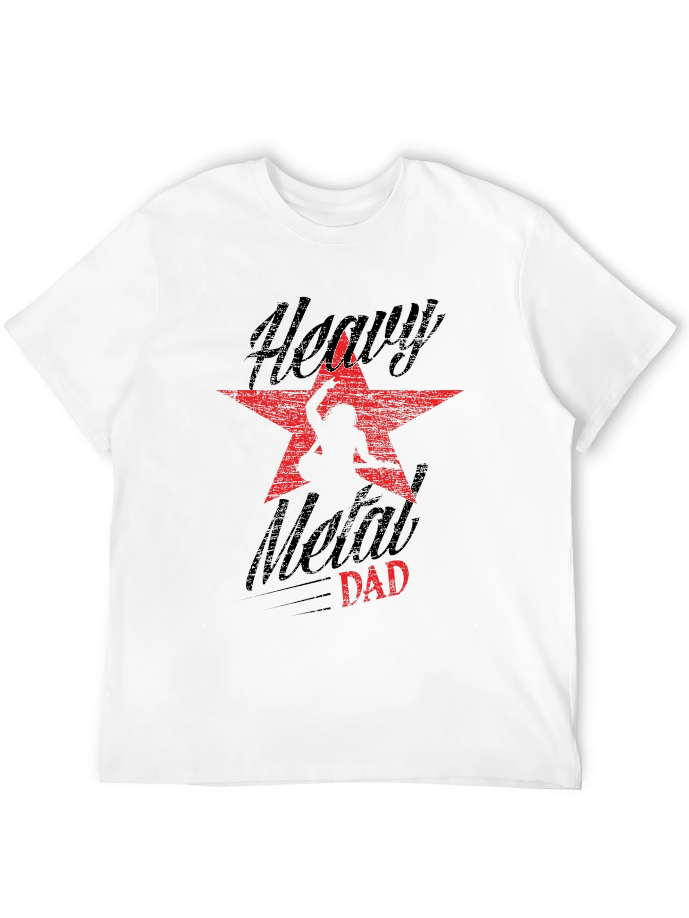 Camiseta Negra Heavy Metal Dad