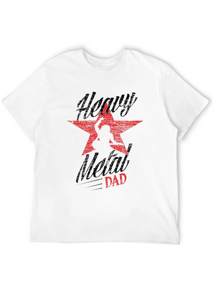 Camiseta Negra Heavy Metal Dad