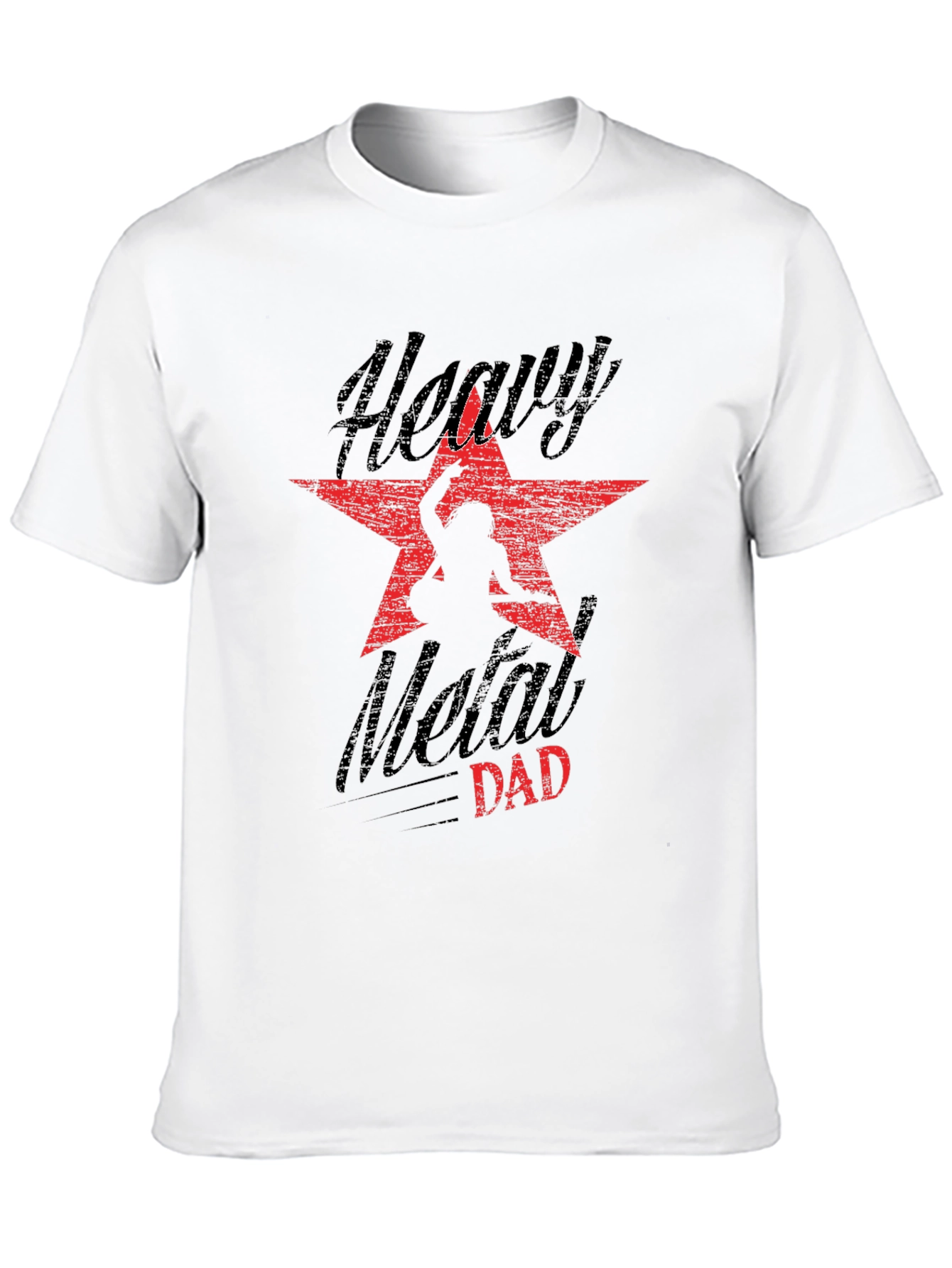 Camiseta Negra Heavy Metal Dad