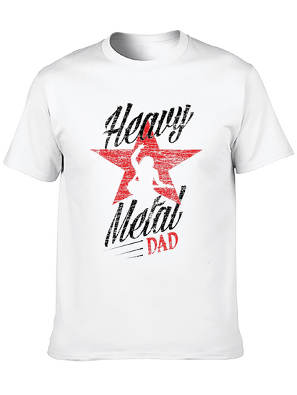 Camiseta Negra Heavy Metal Dad