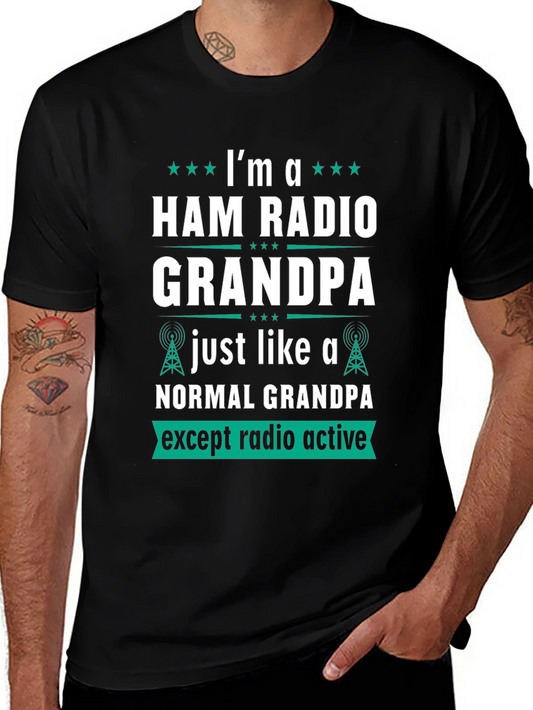 Camiseta Hombre Radio Ham Grandpa - Radio Activo