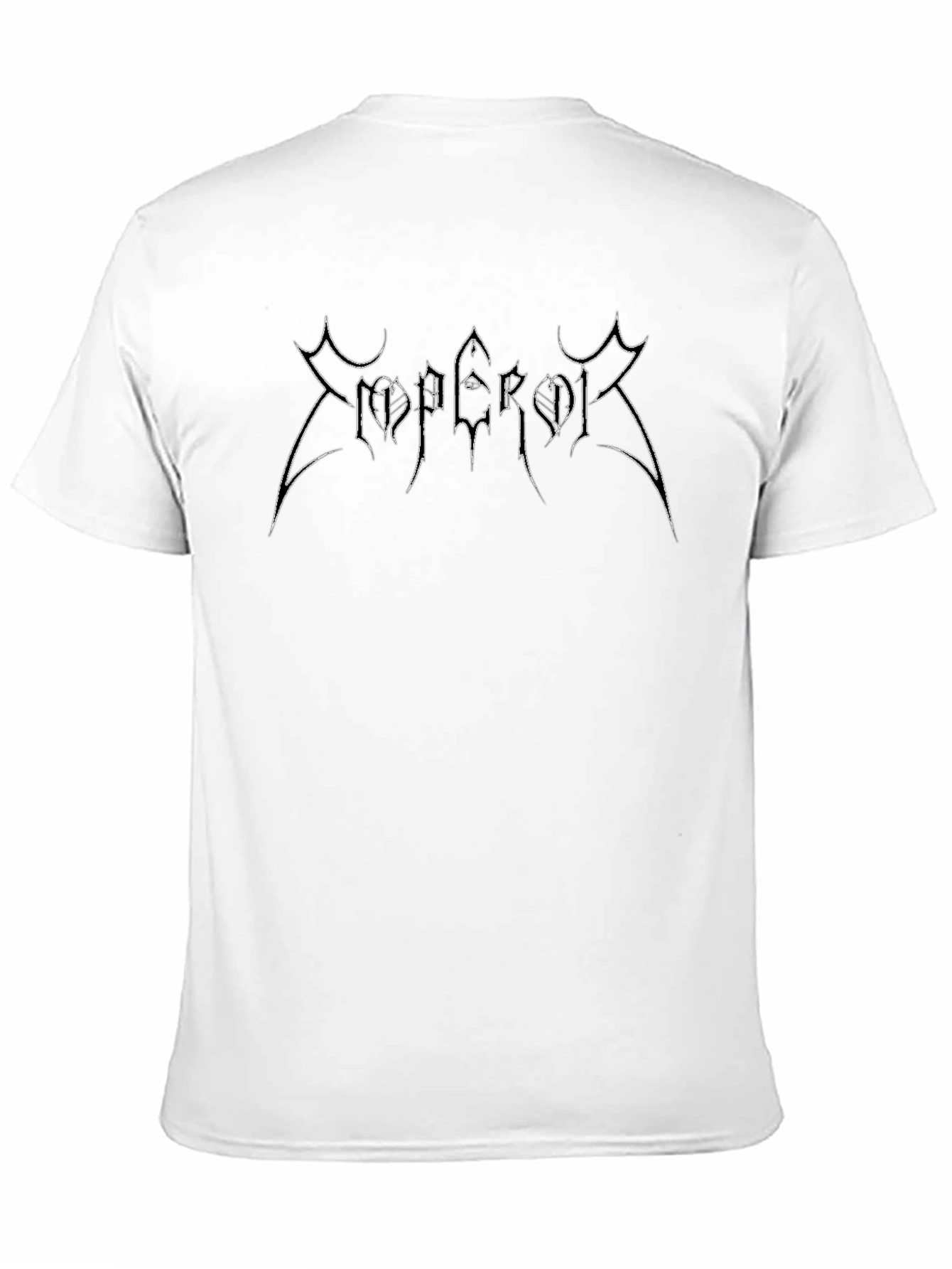Camiseta Negra Estampada Emperor para Hombre