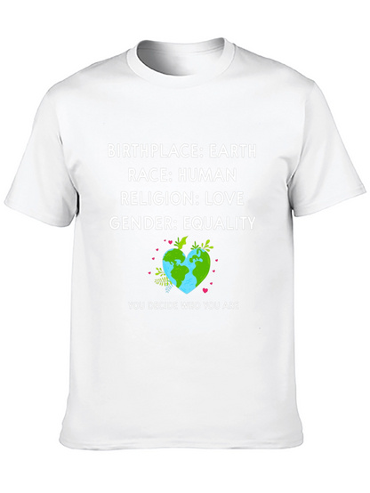 Camiseta con Mensaje de Igualdad y Amor