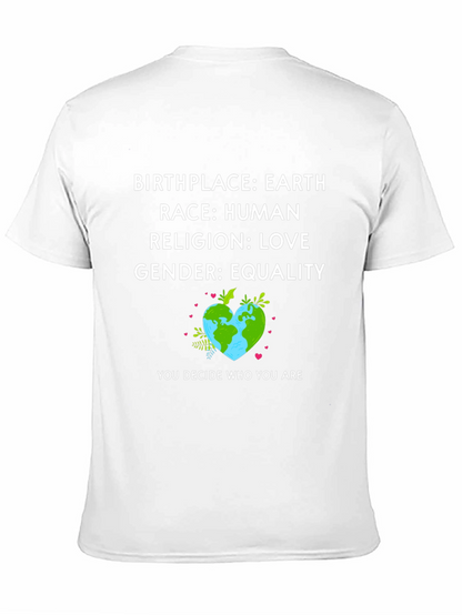 Camiseta con Mensaje de Igualdad y Amor