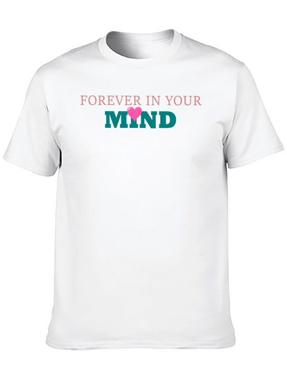 Camiseta Negra con Diseño Forever In Your Mind