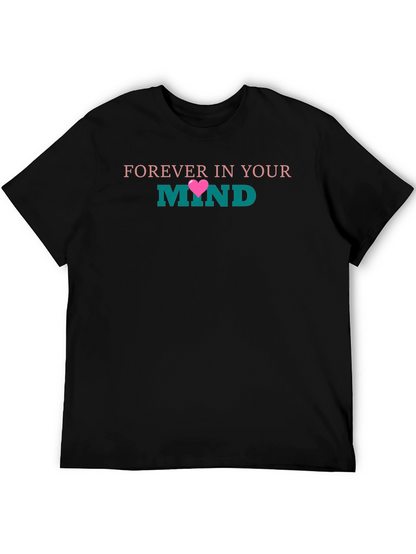 Camiseta Negra con Diseño Forever In Your Mind