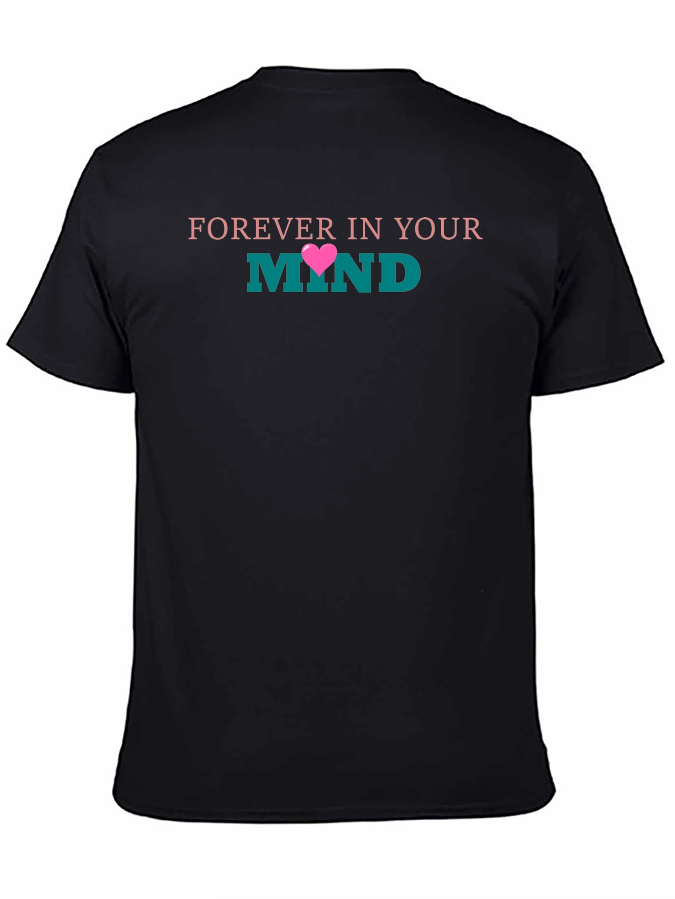 Camiseta Negra con Diseño Forever In Your Mind