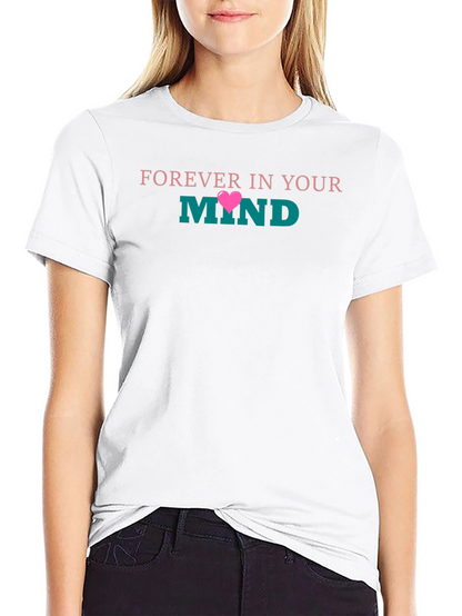 Camiseta Negra con Diseño Forever In Your Mind
