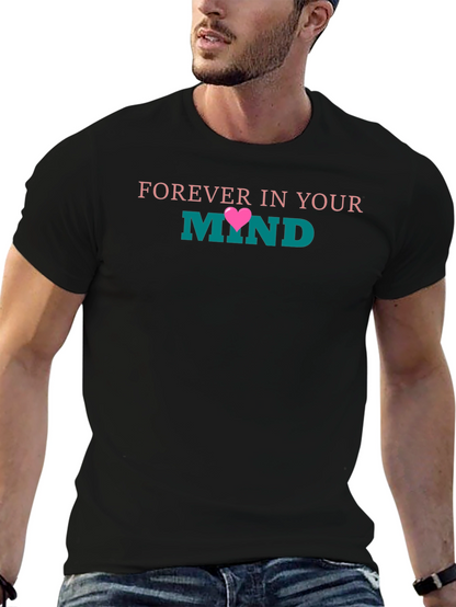 Camiseta Negra con Diseño Forever In Your Mind