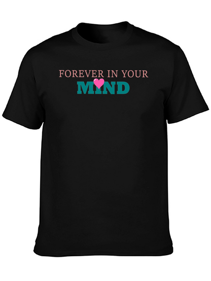 Camiseta Negra con Diseño Forever In Your Mind