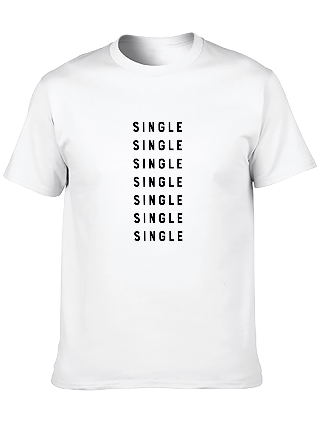 Camiseta Negra Single: Estilo Casual y Atrevido