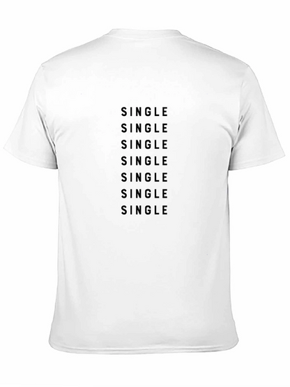 Camiseta Negra Single: Estilo Casual y Atrevido
