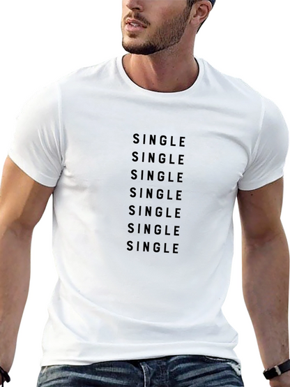 Camiseta Negra Single: Estilo Casual y Atrevido