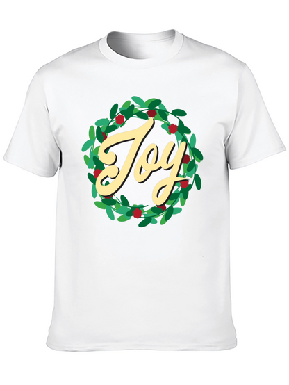 Camiseta Negra Navideña Joy