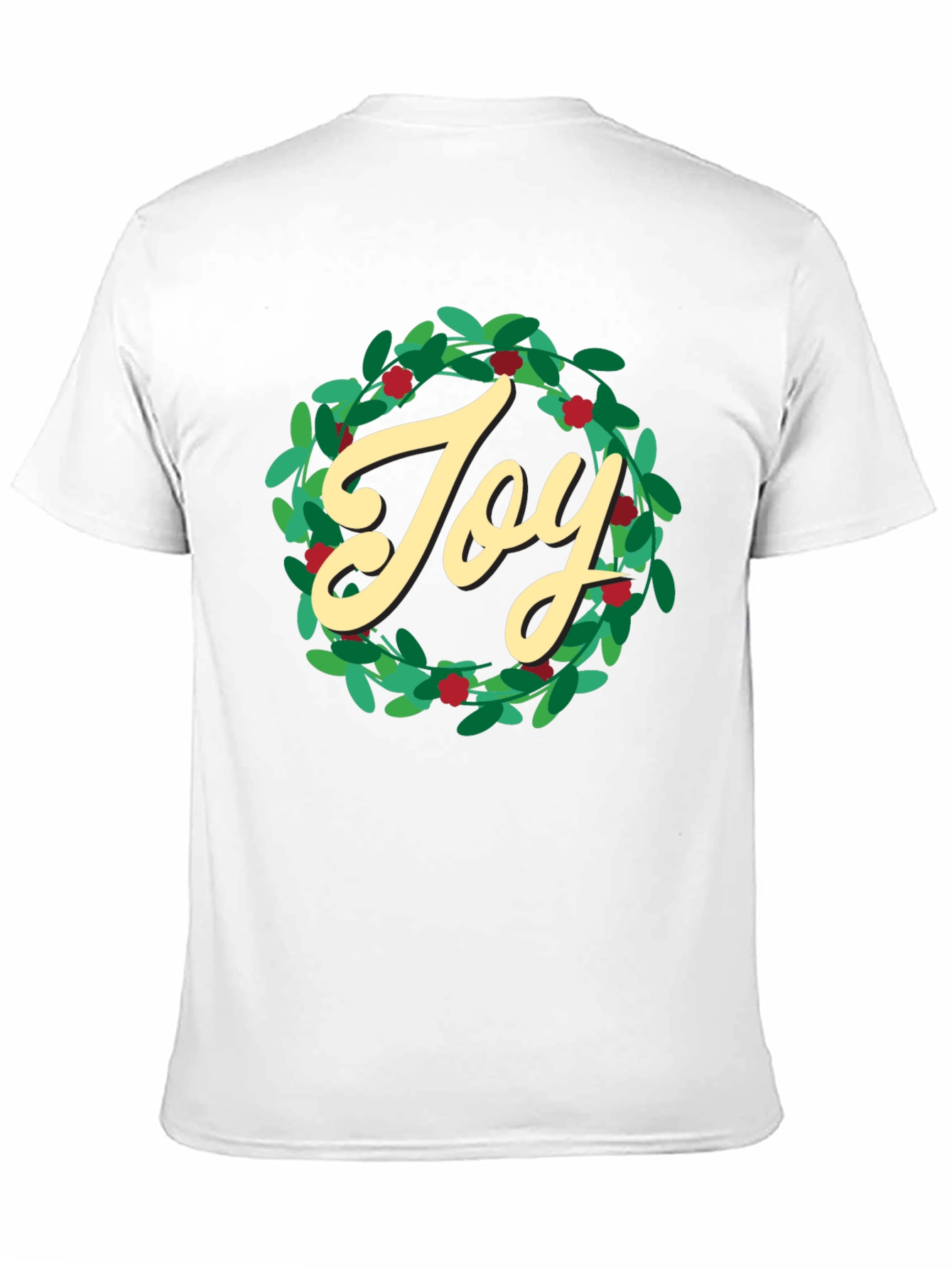 Camiseta Negra Navideña Joy