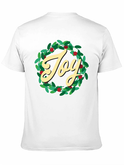 Camiseta Negra Navideña Joy