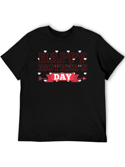 Camiseta Negra Feliz Día de la Madre