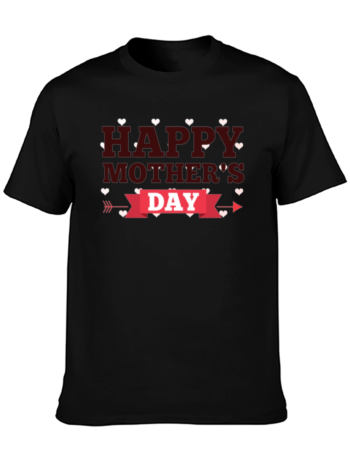 Camiseta Negra Feliz Día de la Madre
