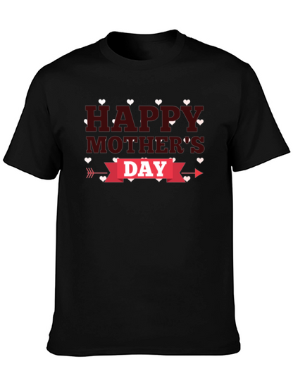 Camiseta Negra Feliz Día de la Madre