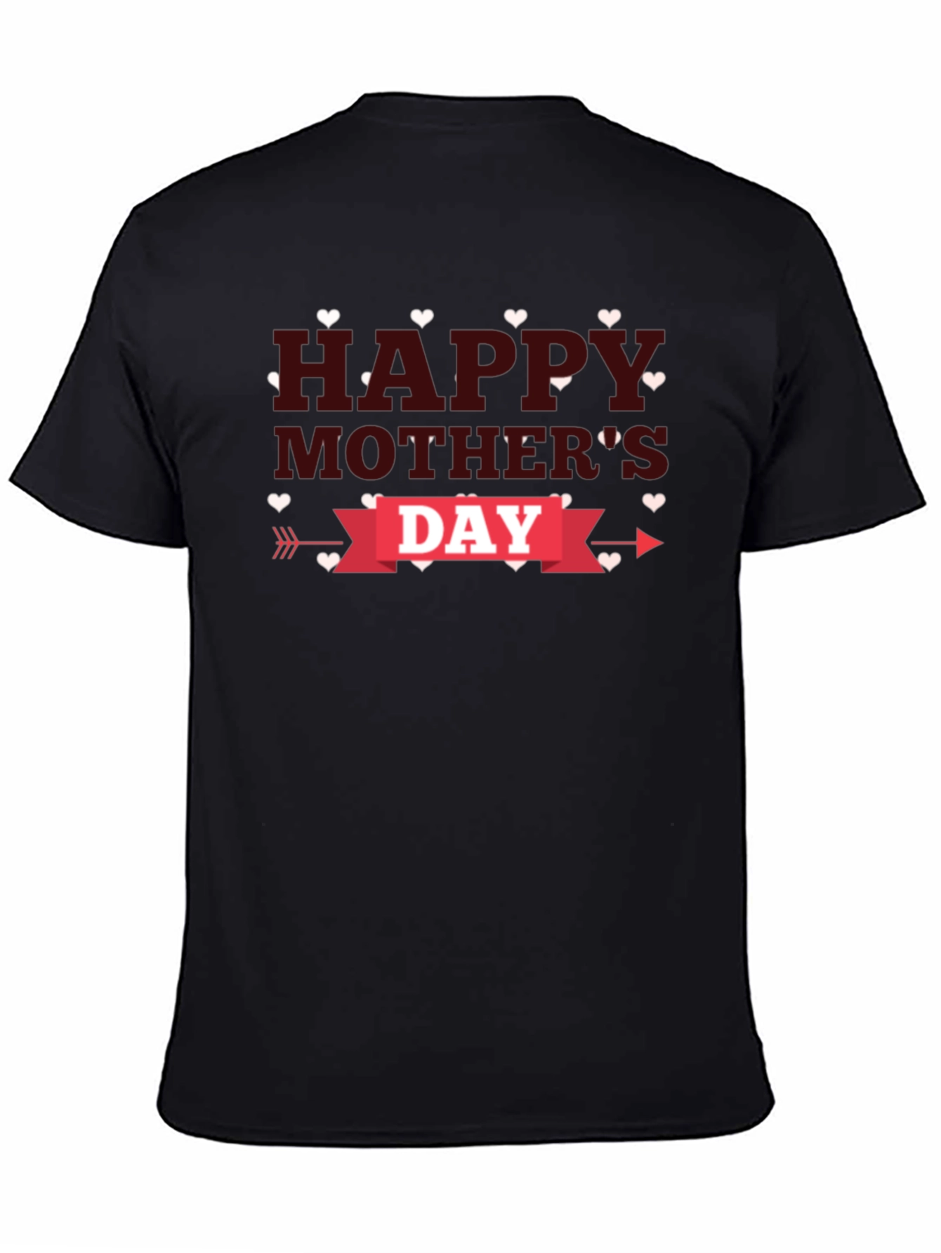Camiseta Negra Feliz Día de la Madre