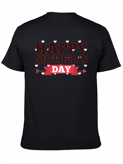 Camiseta Negra Feliz Día de la Madre