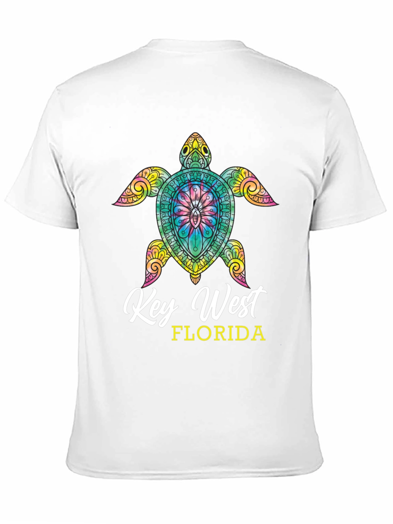 Camiseta Negra Tortuga Key West Florida
