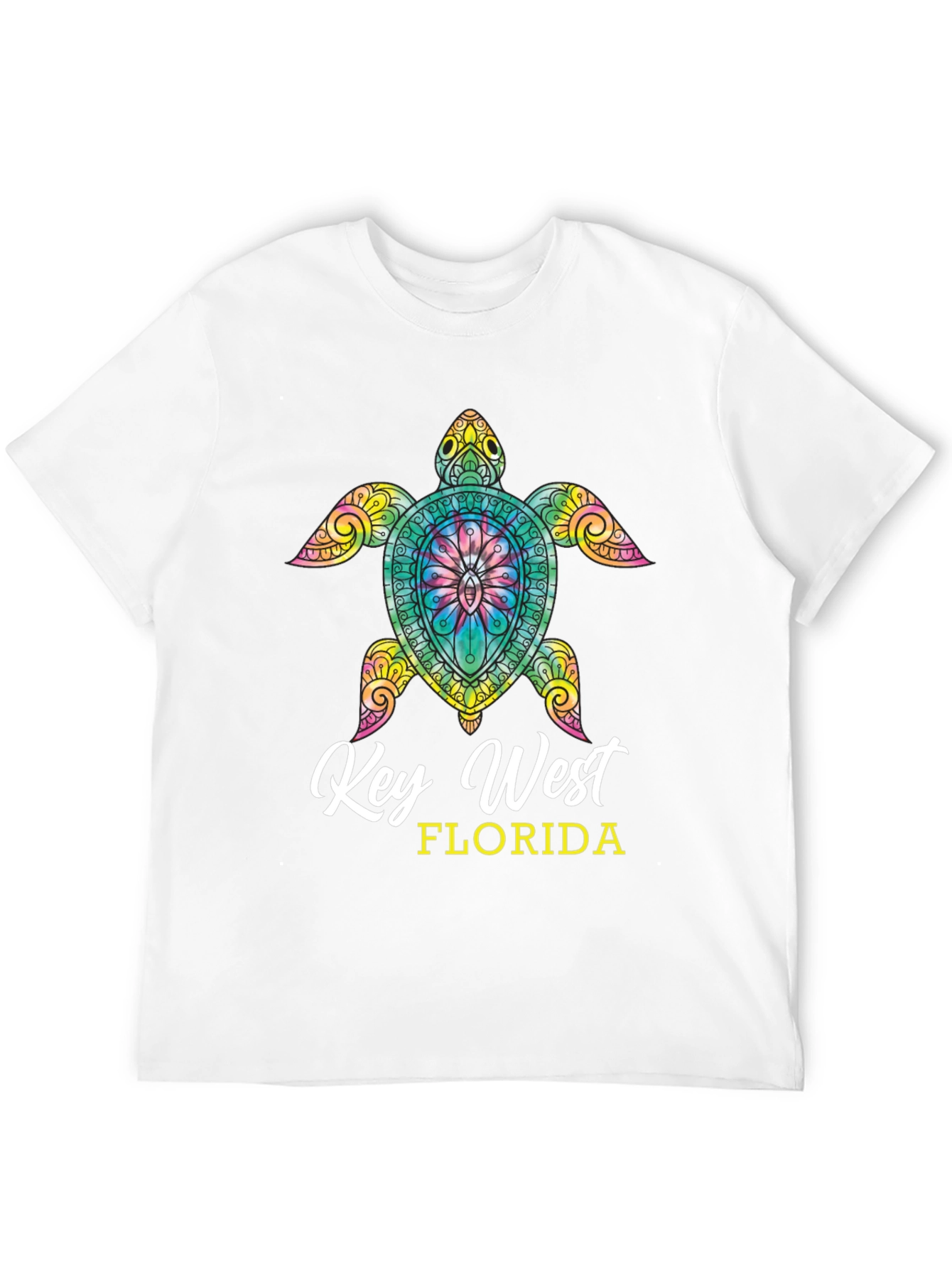 Camiseta Negra Tortuga Key West Florida
