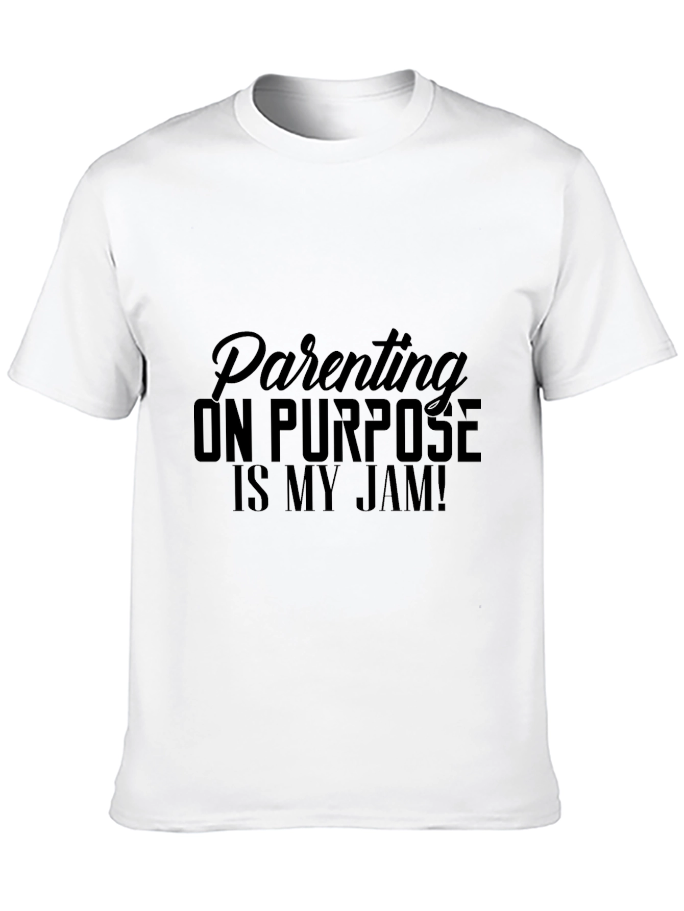 Camiseta Negra Parenting On Purpose