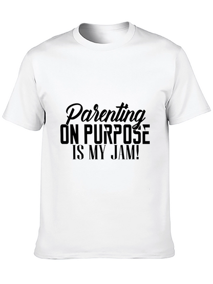 Camiseta Negra Parenting On Purpose