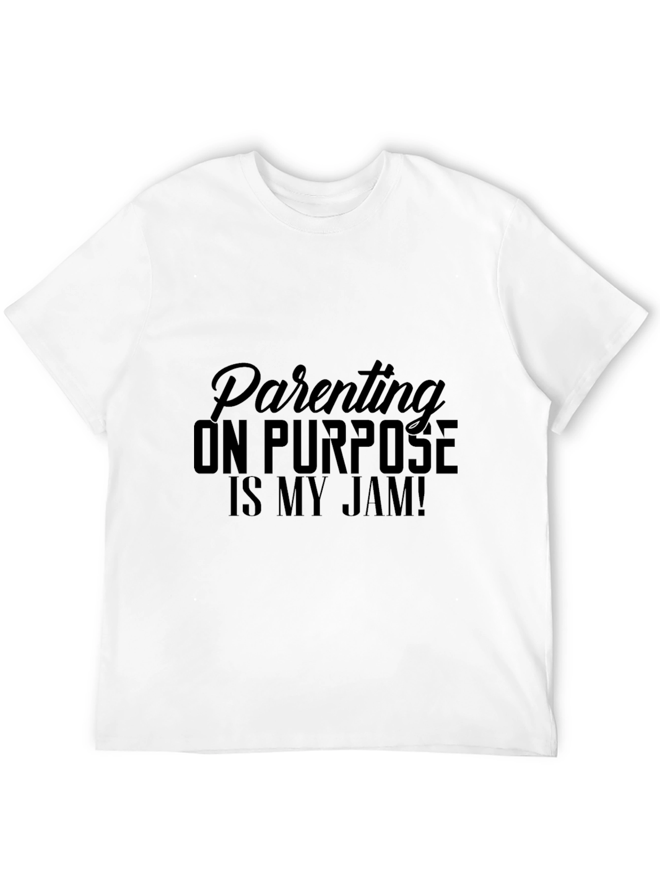 Camiseta Negra Parenting On Purpose