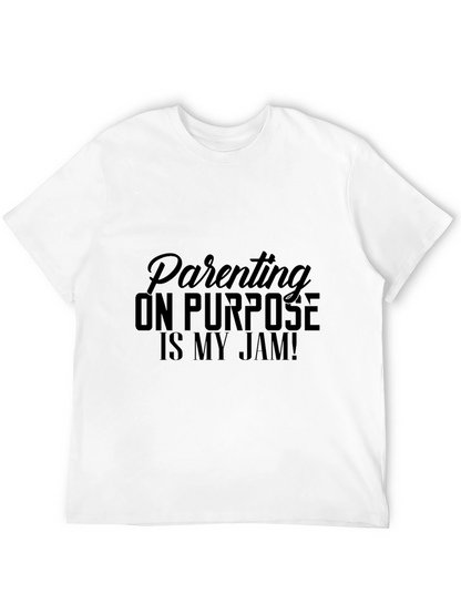 Camiseta Negra Parenting On Purpose